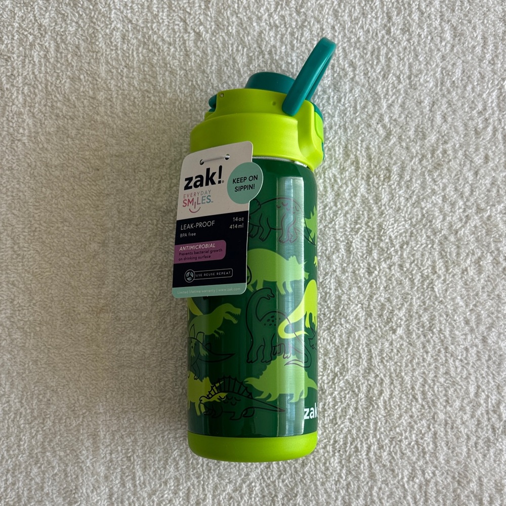 Zak! Dinosaur Water Bottle